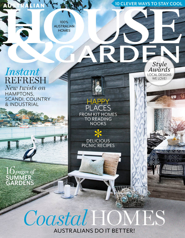 Australian House and Garden Magazine Cover & article
